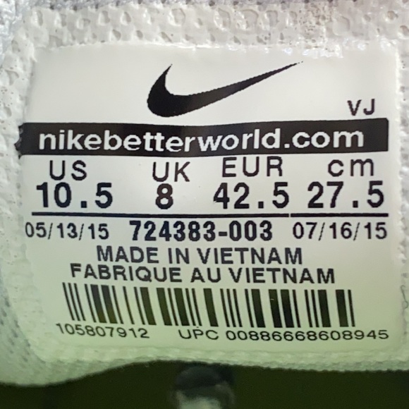 Nike Free 5.0 Gray/White Athletic Running Shoes 724383-003 Women's Size 10.5 - Picture 11 of 12